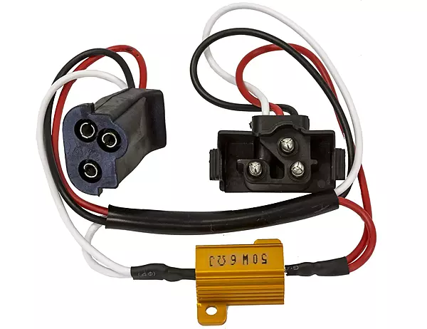 Buyers Products 5621012 LED Turn Signal Equalizer DOT Light Plugs PL-3 with Male and Female Plugs, Blunt Cut Leads