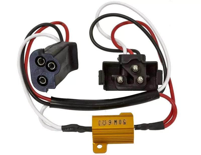 Buyers Products 5621012 LED Turn Signal Equalizer DOT Light Plugs PL-3 with Male and Female Plugs, Blunt Cut Leads