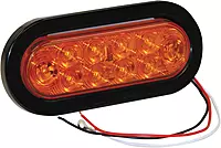 Buyers Products 5626510, 6 Inch Oval Stop/Turn/Tail Light Kit, 10 LEDs, for Trucks and Trailers, Signal/Warning Light, Red