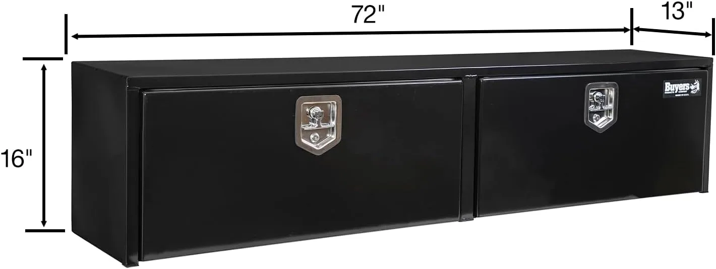 Buyers Products Steel Topsider Truck Box with T-Handle Latch