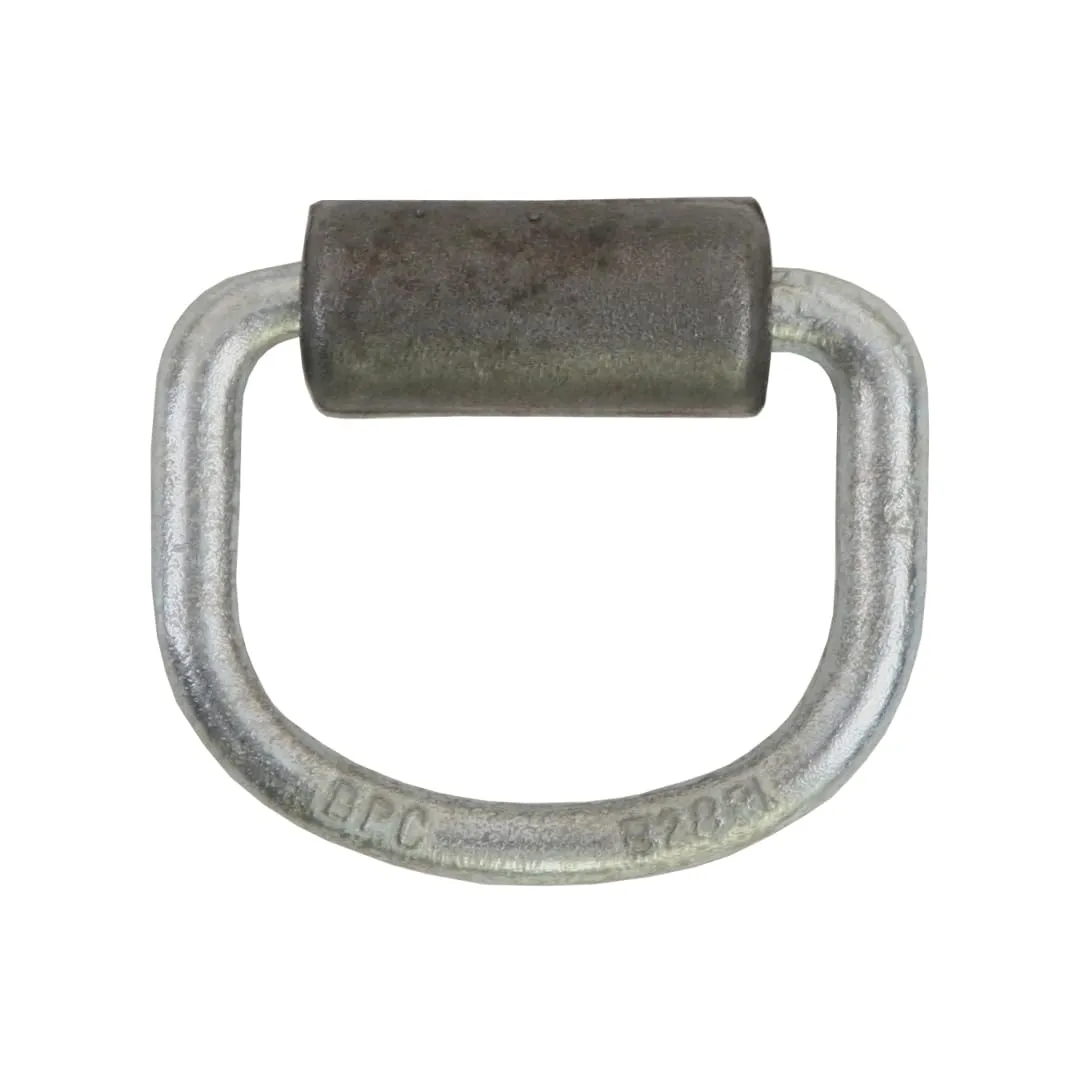 Buyers Products B28F Rope Ring Zinc-Plated Steel Weld-On, 2,000 lb WLL Tie Down Ring