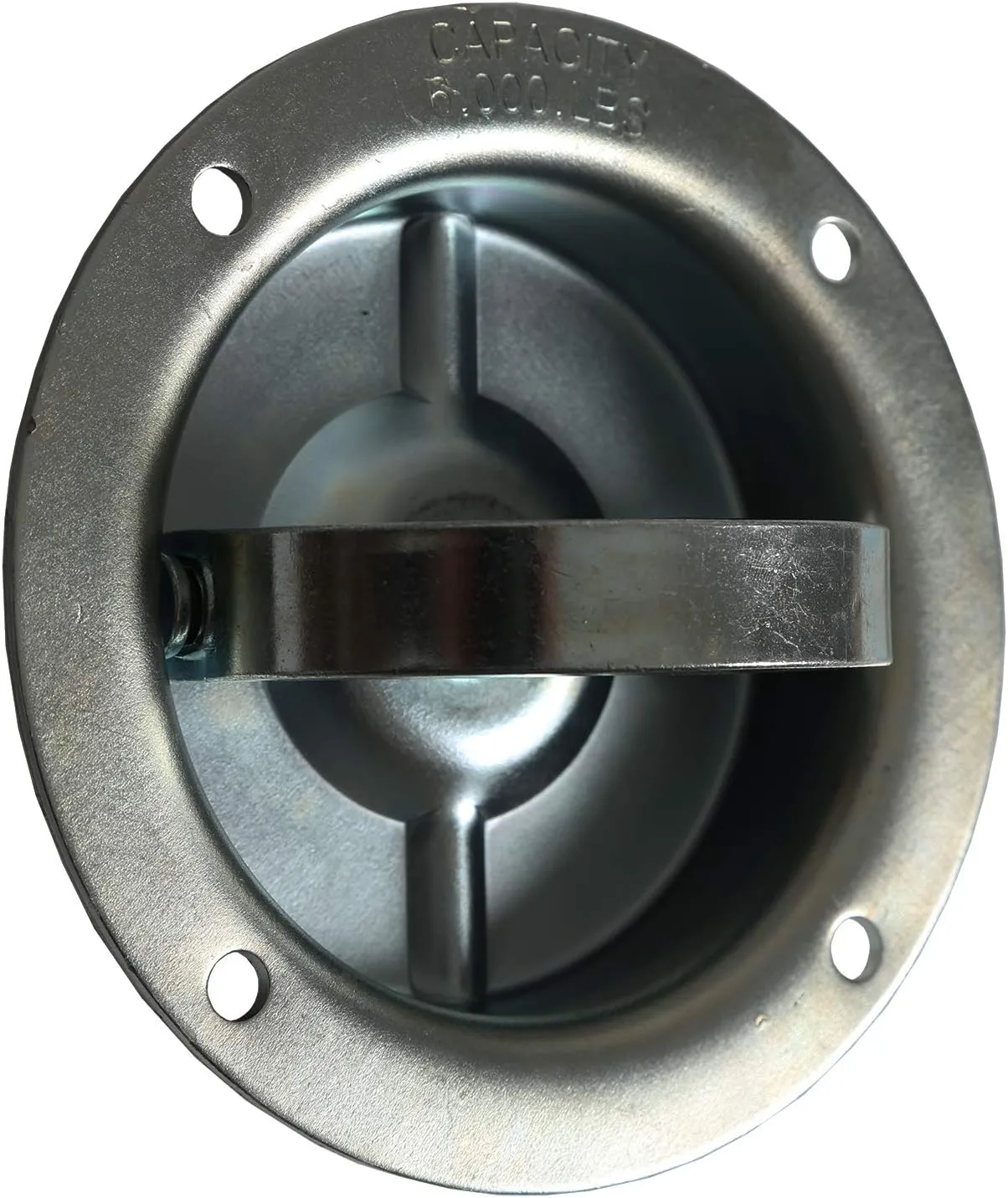 Buyers Products B901 Heavy-Duty Recessed Rotating Tie-Down Rope Ring, Zinc-Plated, 2,000 lb WLL