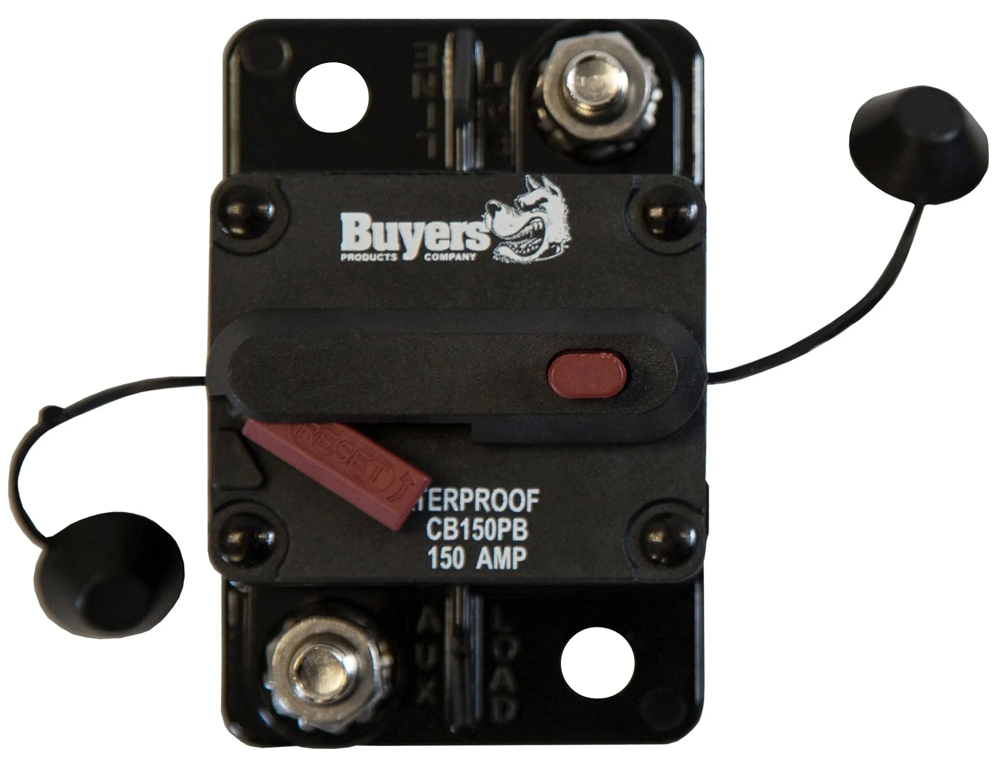 Buyers Products CB150PB 150 Amp Circuit Breaker with Manual Push-to-Trip Reset