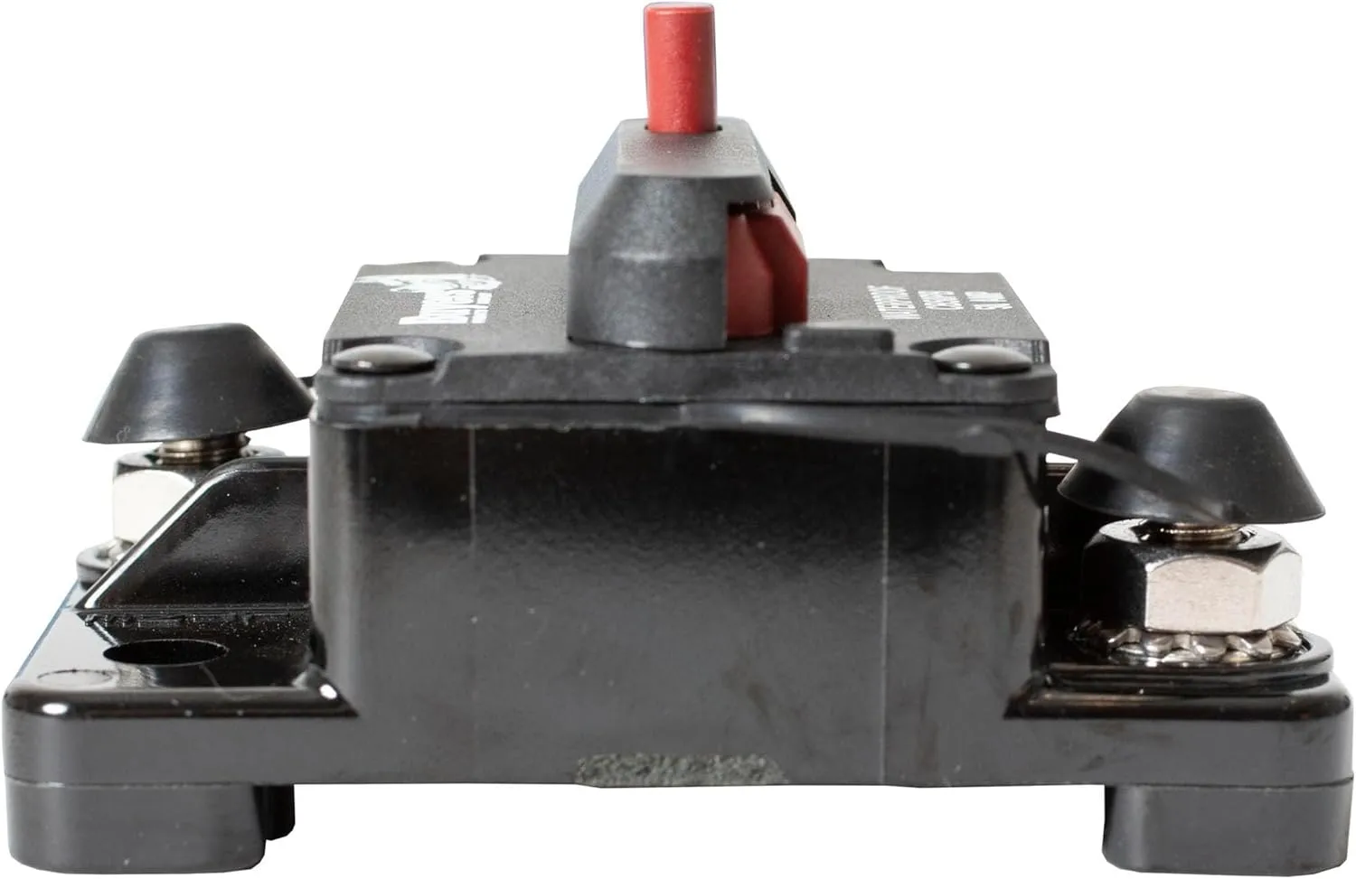 Buyers Products CB50PB High-Amp Manual Reset Circuit Breaker for Work Truck Accessories, Push-to-Trip Waterproof Surface Mount Protection for Plows, Spreaders, Dump Hoists & Lift Gates