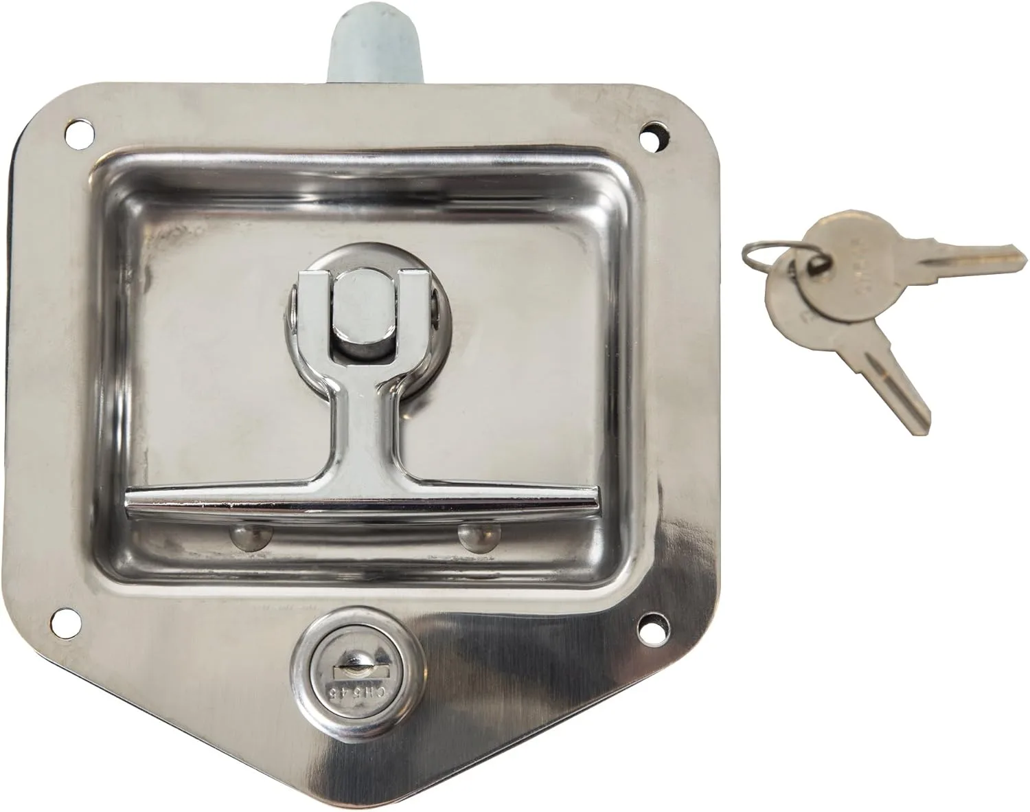 Buyers Products Stainless Steel T-Handle Latch with Lock & Gasket