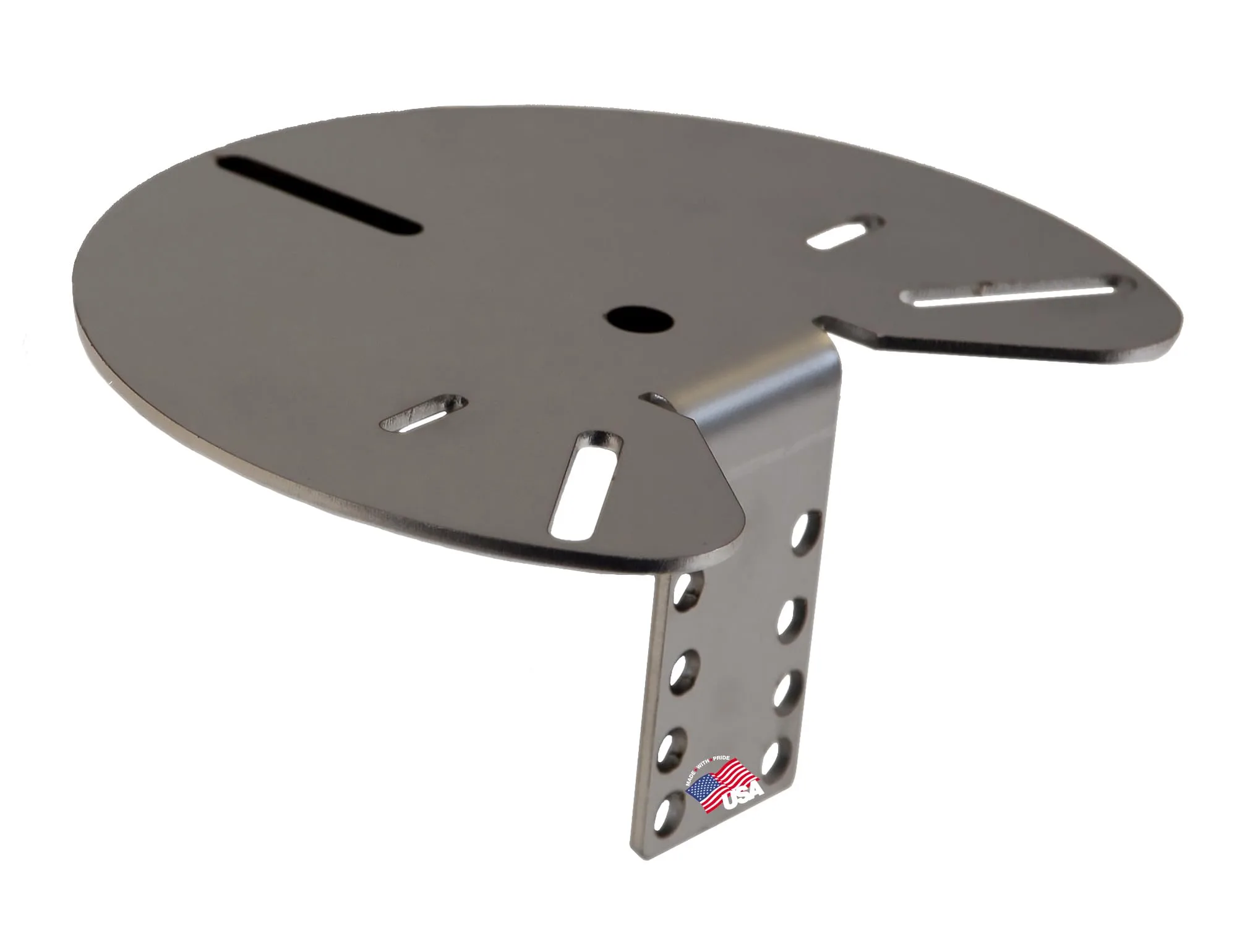Buyers Products 8891001 Mirror-Mounted Beacon Bracket, Stainless Steel, Silver