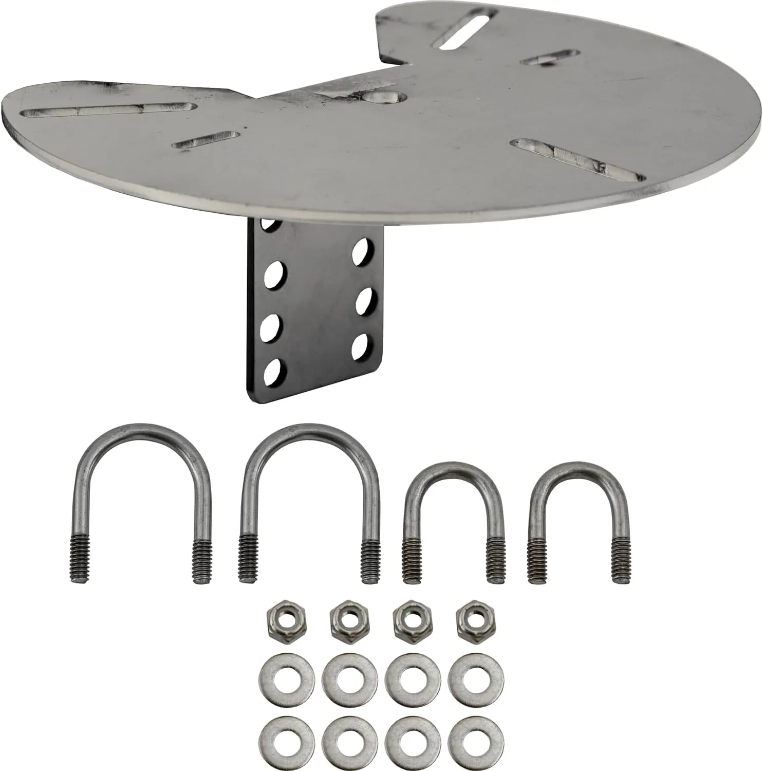 Buyers Products 8891001 Mirror-Mounted Beacon Bracket, Stainless Steel, Silver
