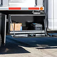 Buyers Products 1752800 Black Pro Series Steel Underbody Truck Box, 18x18x24 Inch, Durable Vehicle Tool Box For Storage and Organization 18 X 18 X 24 Single Latch