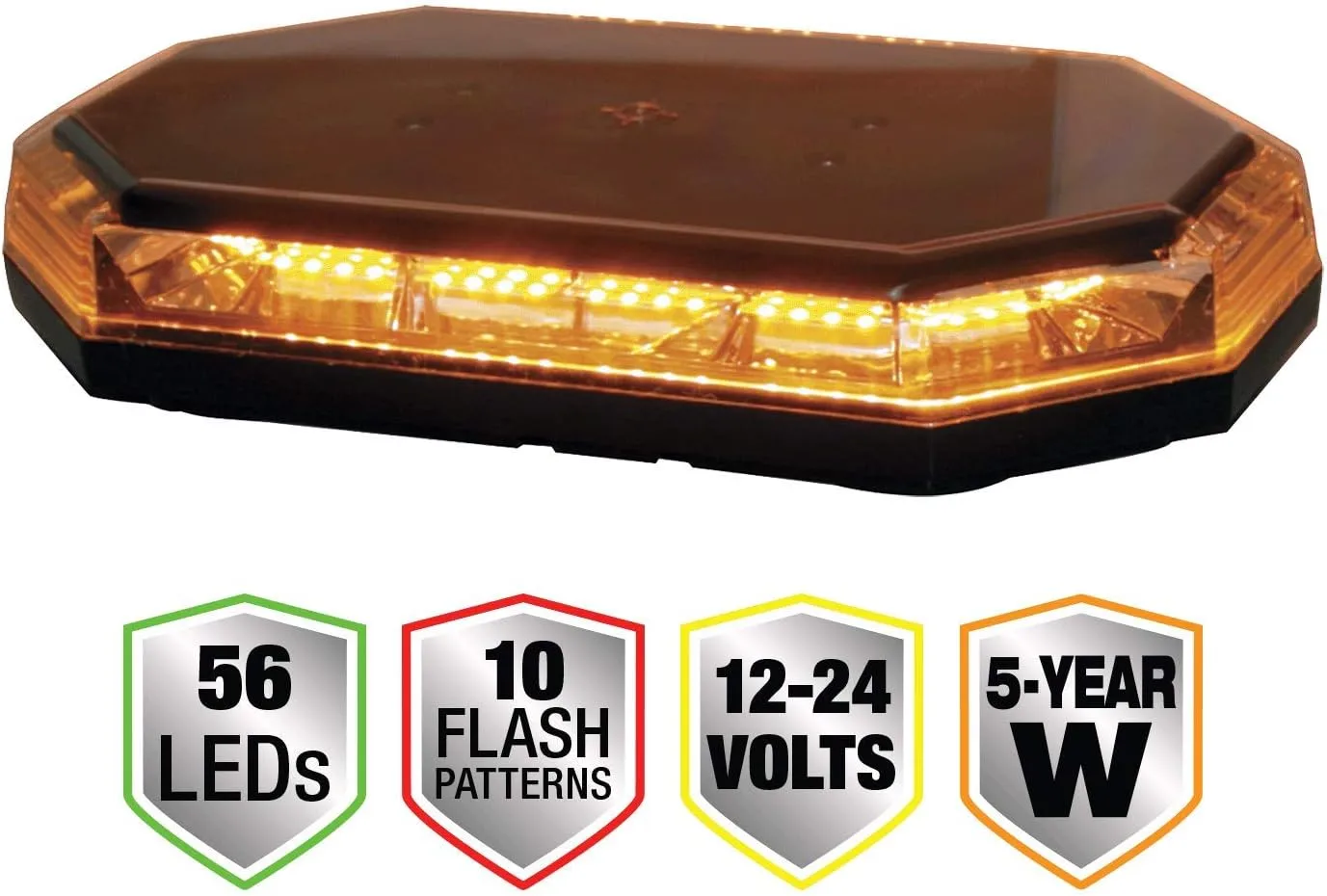 BUYERS PRODUCTS COMPANY 15 Inch LED Mini Light Bar - 56 LEDs, 10 Flash Patterns
