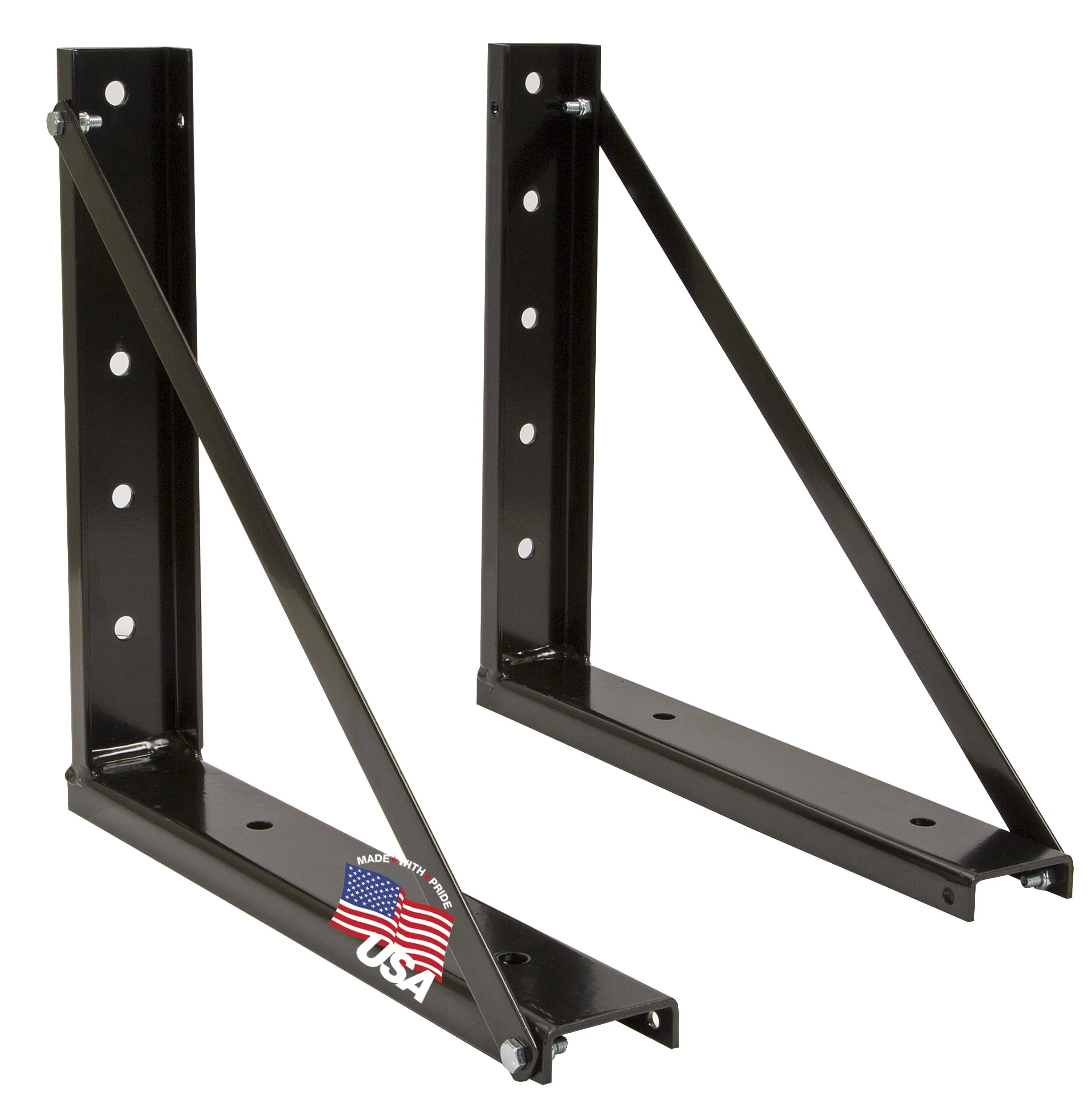 Buyers Products Steel Mounting Brackets for Underbody Truck Tool Boxes, 18 x 18, Set of 2