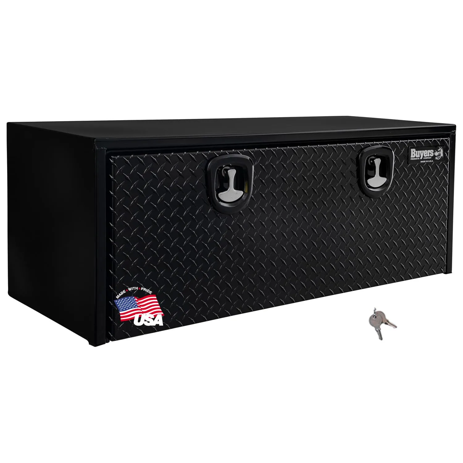 Buyers Products 1702510 Black Underbody Truck Tool Box, 18 x 18 x 48 in