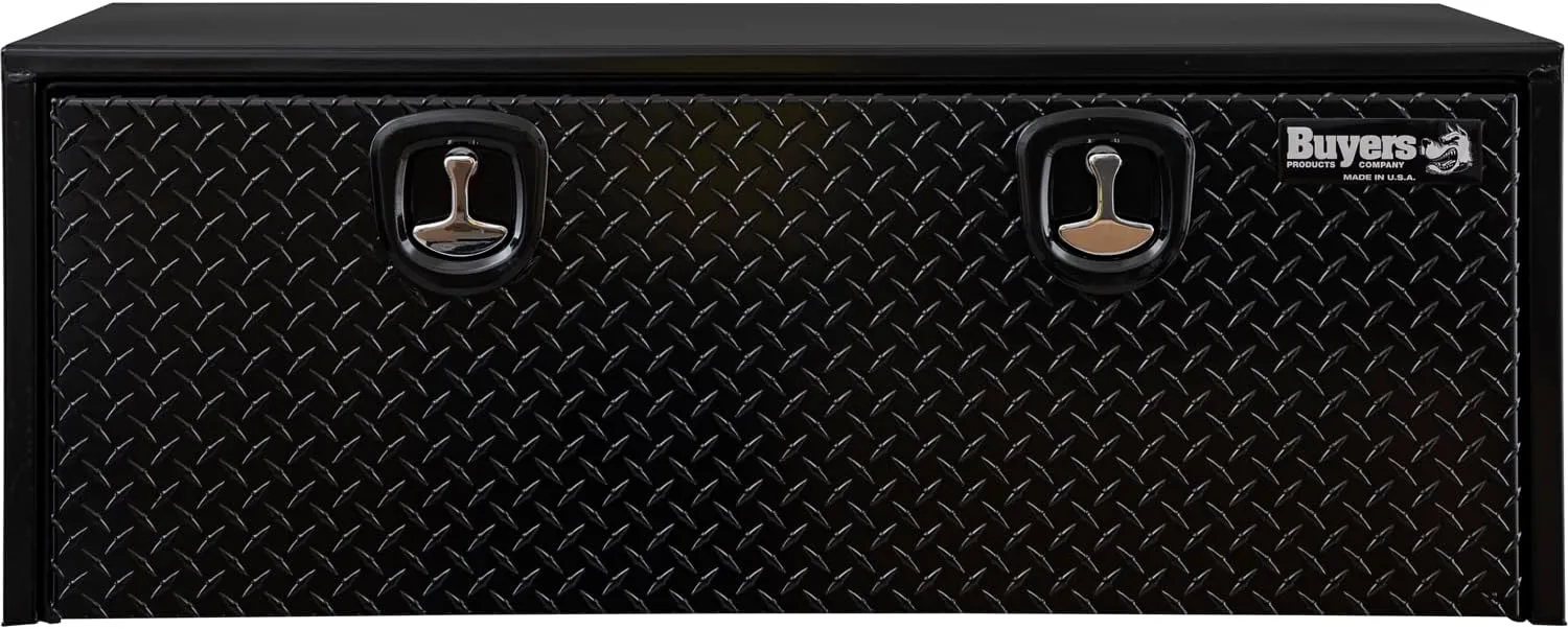 Buyers Products 1702510 Black Underbody Truck Tool Box, 18 x 18 x 48 in