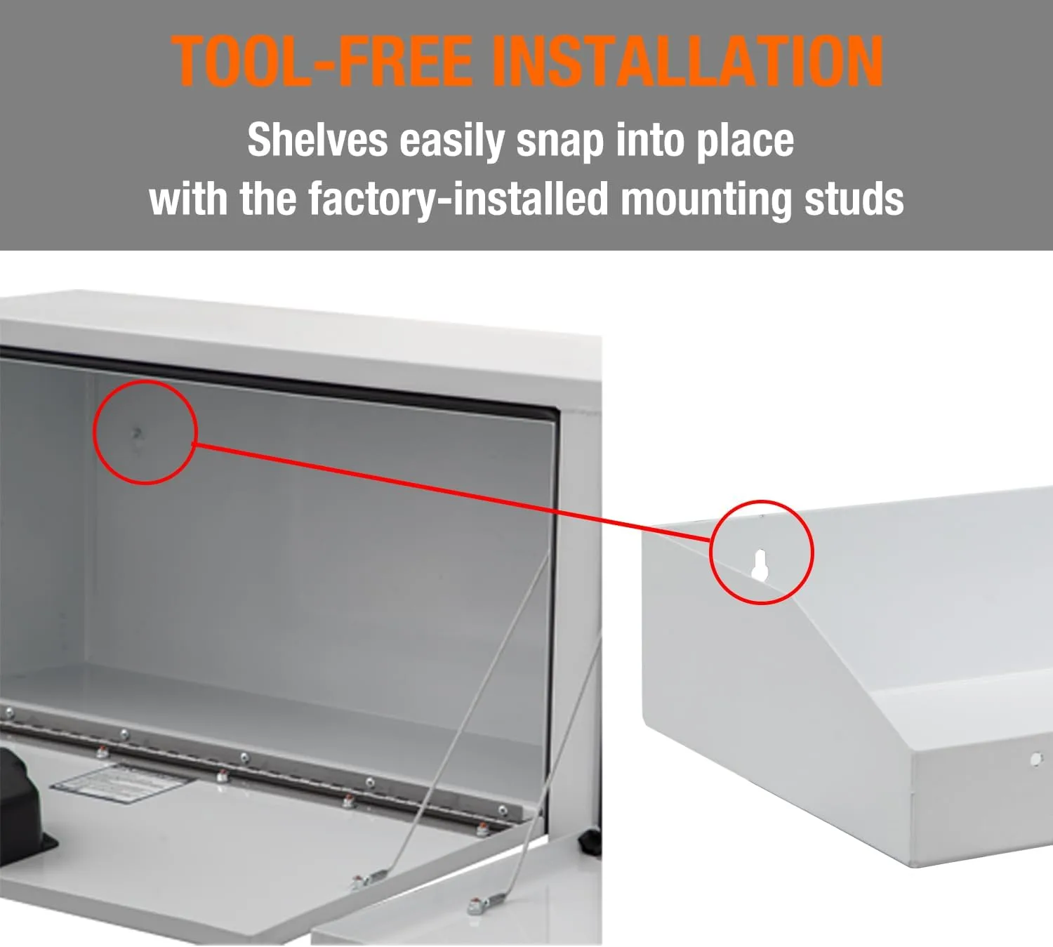 Buyers Products Steel Topsider Truck Tool Box Shelf/Tray