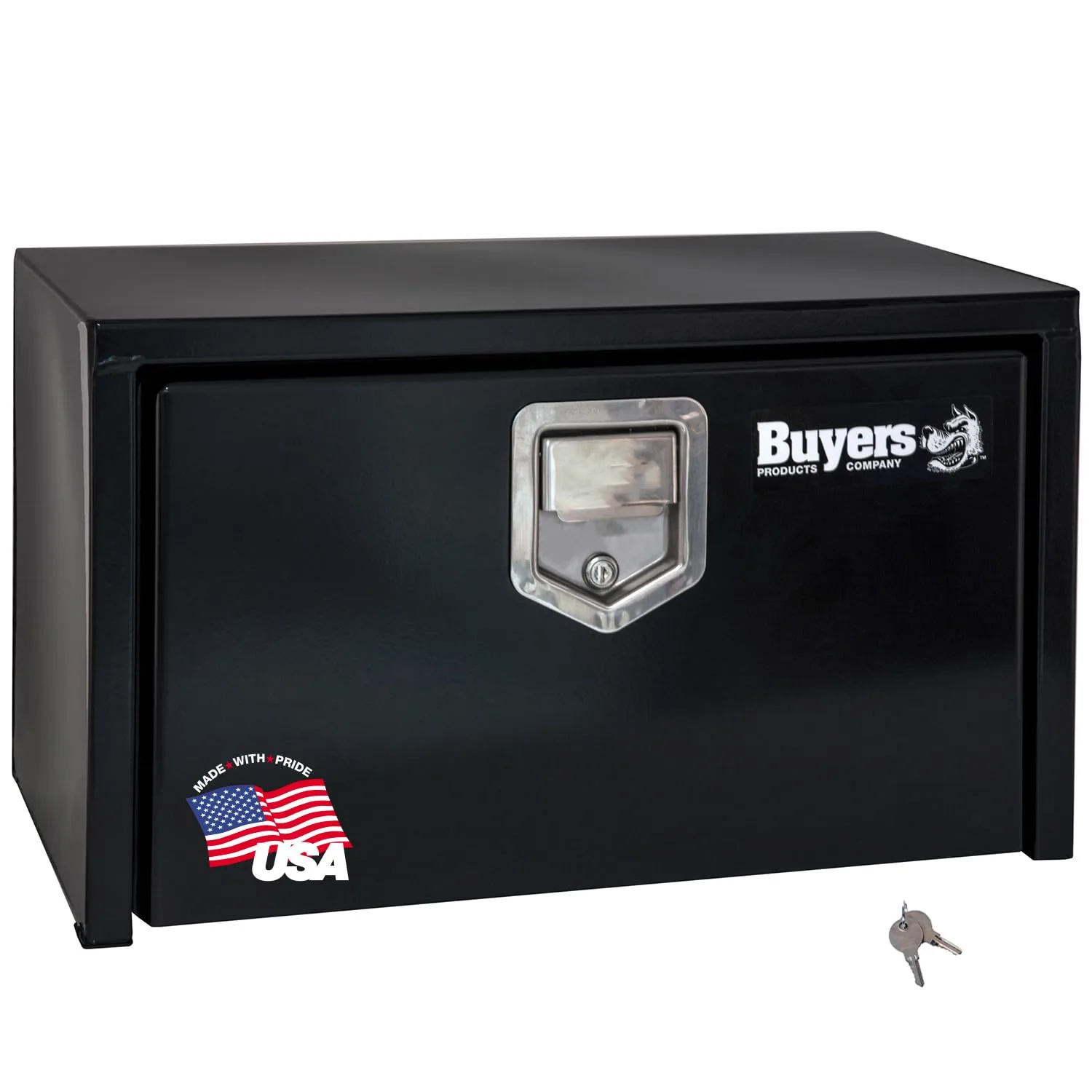 Buyers Products Steel Underbody Truck Box with Lockable Paddle Latch