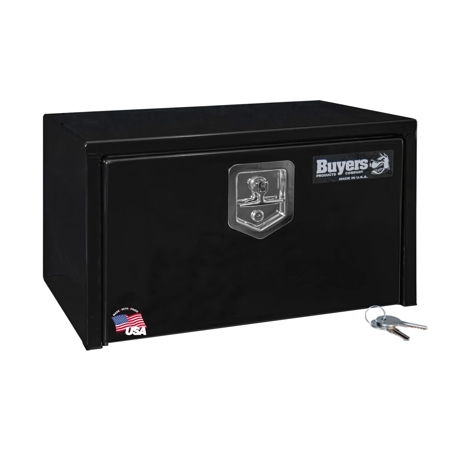 Buyers Products Black Steel Underbody Truck Tool Box