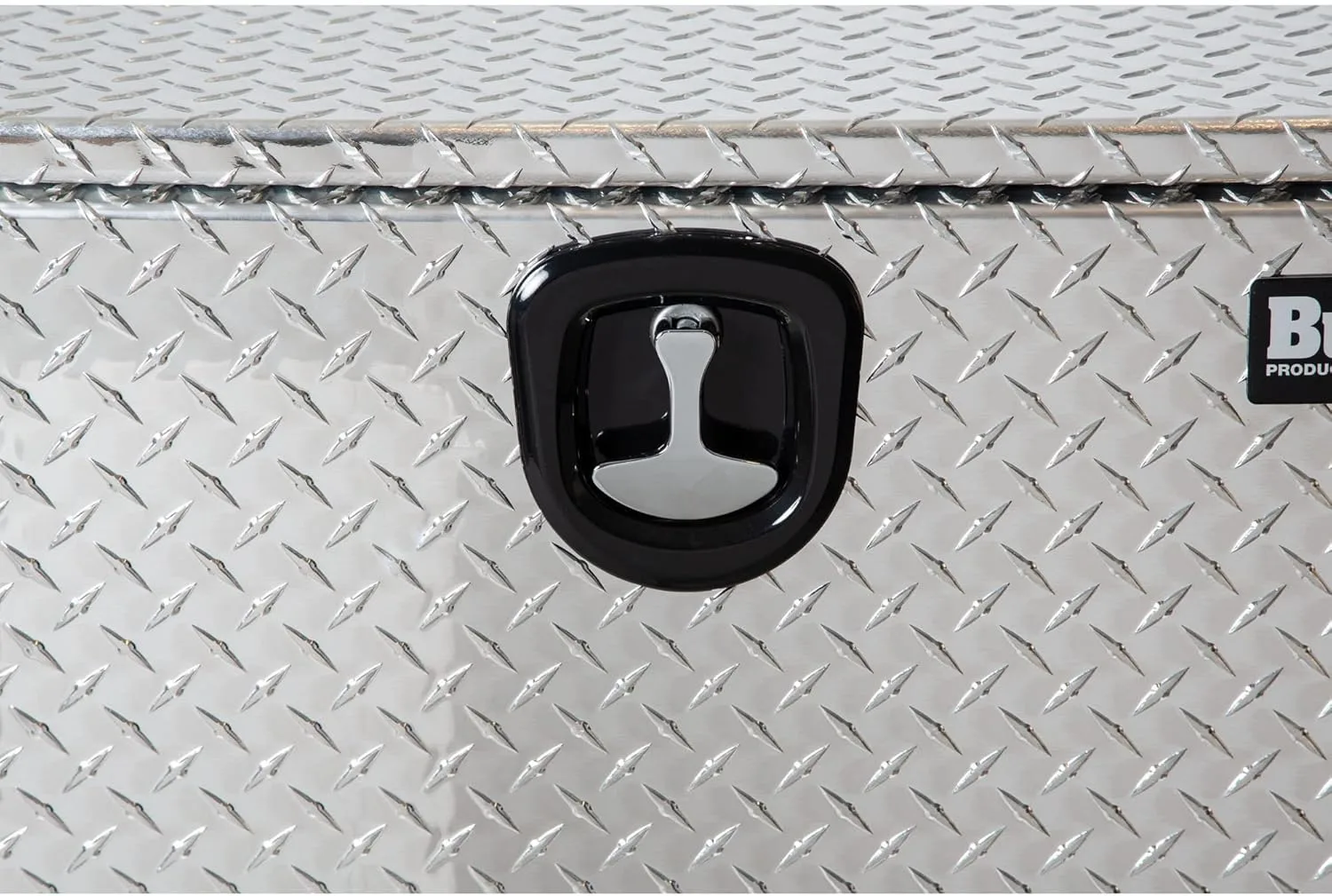 Buyers Products 1705105 Silver Diamond Tread Aluminum Underbody Truck Box with T-Handle Latch, 18 x 18 x 36 Inch