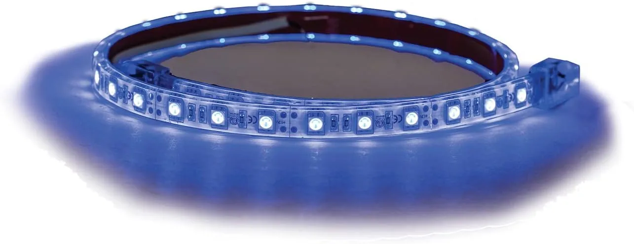 Buyers Products LED Strip Light w/ 3M Adhesive Back, Clear Cool, Cut-to-Fit