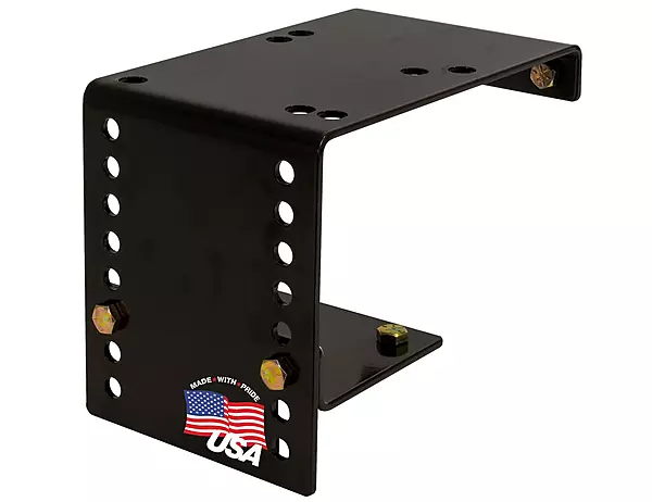 Buyers Products 5201015 Bumper Vise Mount, Black Powdercoat, Pre-Drilled, Hardware Included