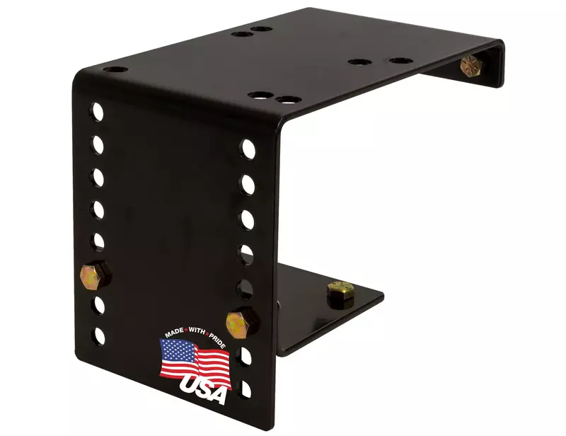 Buyers Products 5201015 Bumper Vise Mount, Black Powdercoat, Pre-Drilled, Hardware Included