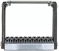 Buyers Products 5231112 Flexible Rubber Step with Galvanized Tread, 12 x 11 in