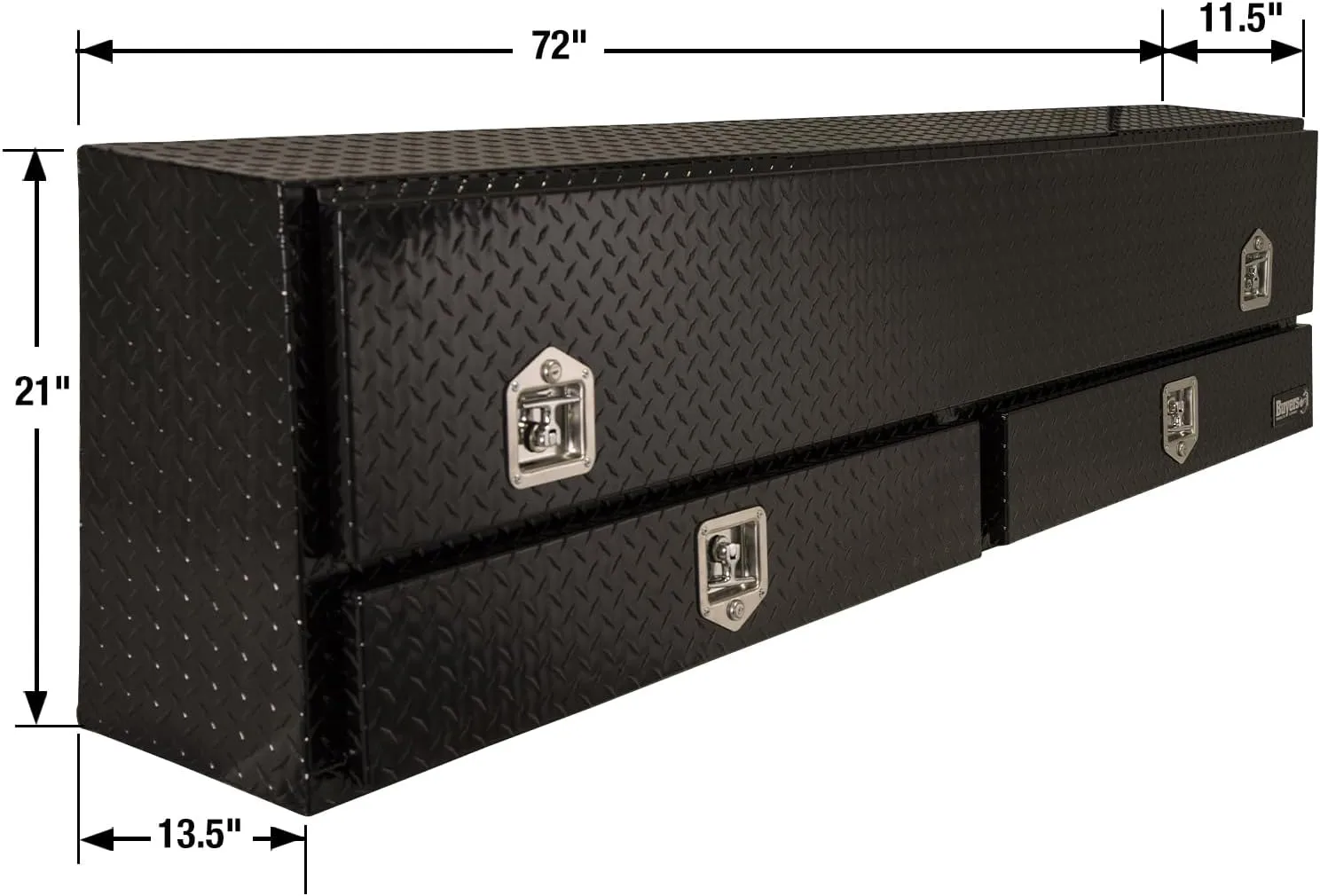 Buyers Products Diamond Tread Aluminum Contractor Truck Tool Box