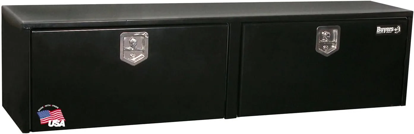 Buyers Products Black Steel Underbody Truck Tool Box