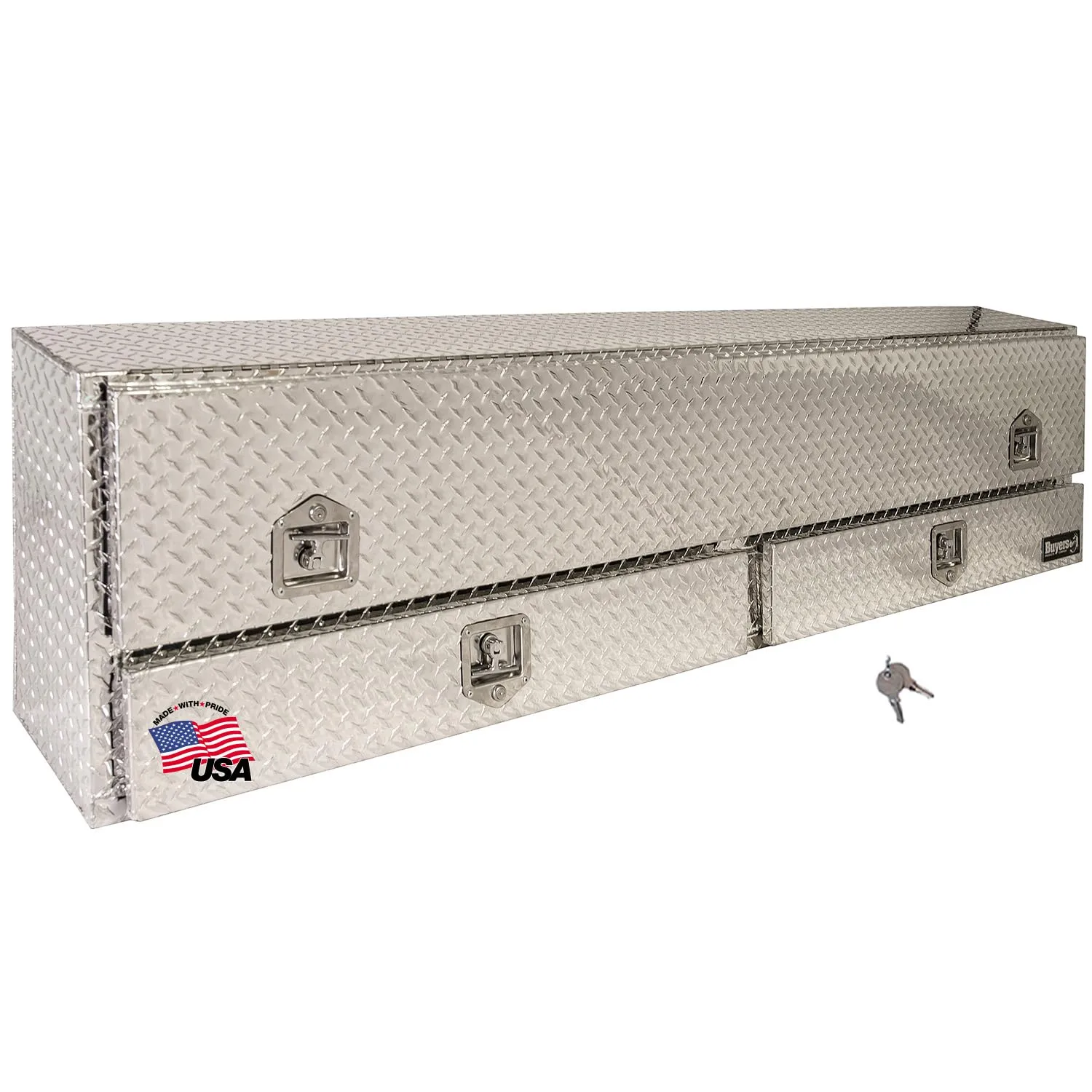 Buyers Products Diamond Tread Aluminum Contractor Truck Tool Box