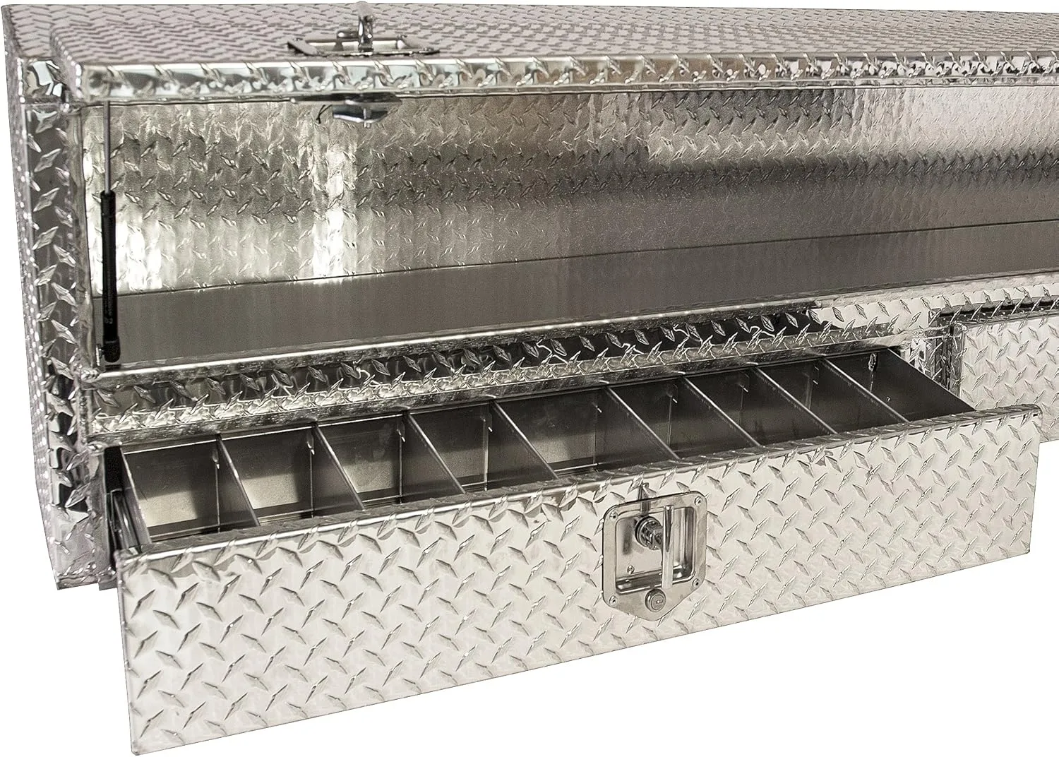 Buyers Products Diamond Tread Aluminum Contractor Truck Tool Box
