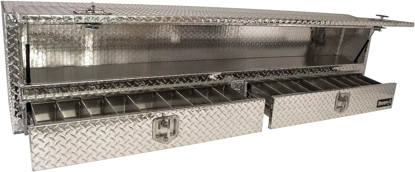 Buyers Products Diamond Tread Aluminum Contractor Truck Tool Box