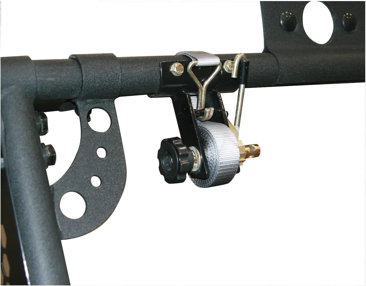 Buyers Products 5480007 Round Tube Ladder Rack Ratchet Straps, 2-Pack, 7 ft x 1-1/2 in, Double J Hook