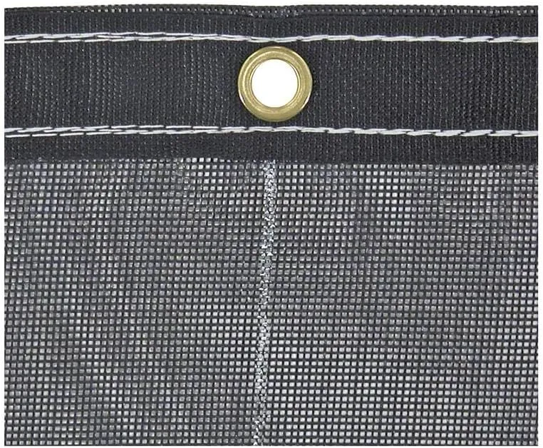 Buyers Products 3008210 Heavy Duty Black Mesh Tarp 7 x 15 Foot, Protective Dumper Trailer Tarp