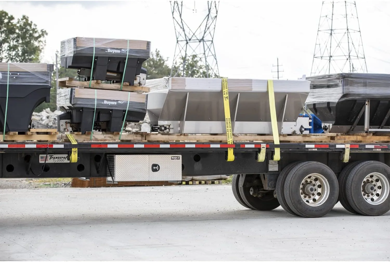 Buyers Products 1702240 Diamond Tread Aluminum Underbody Truck Box with Barn Door, 24 x 24 x 48 Inch 24x24x48 Inch