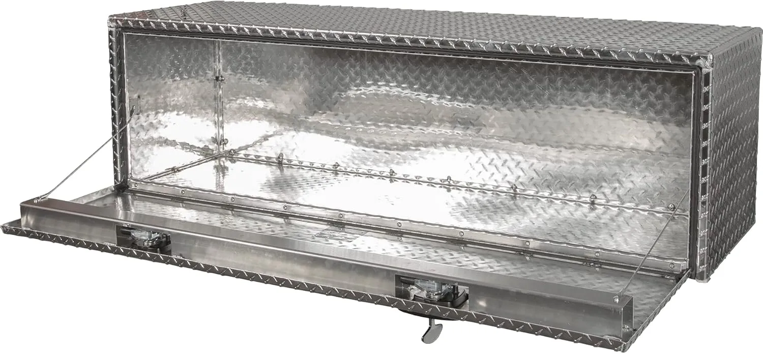 Buyers Products 1705115 Diamond Tread Aluminum Underbody Truck Tool Box, 18 x 18 x 60, Made in USA