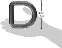 Buyers Products B46 Forged Steel D-Ring, 3/4 in Dia, 3 x 3