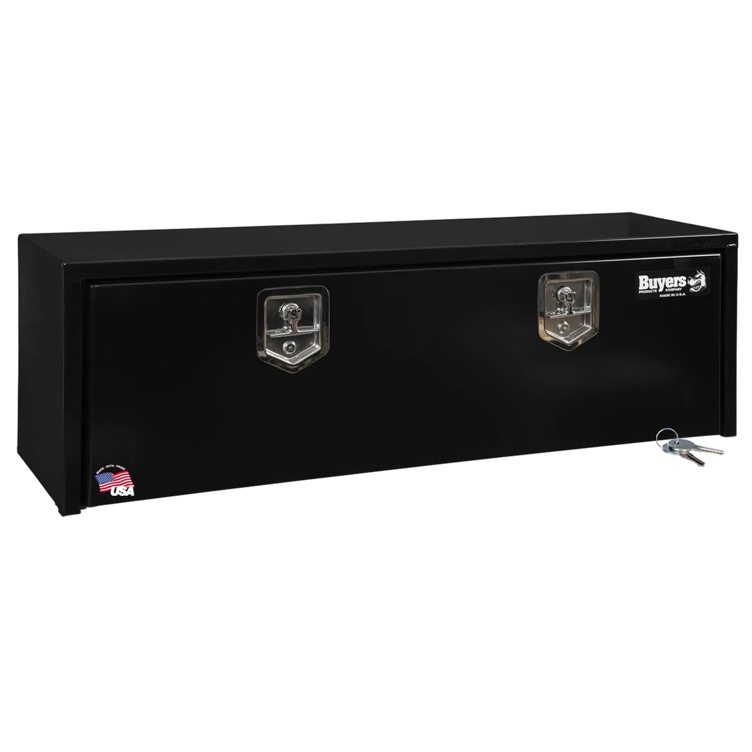 Buyers Products Black Steel Underbody Truck Tool Box
