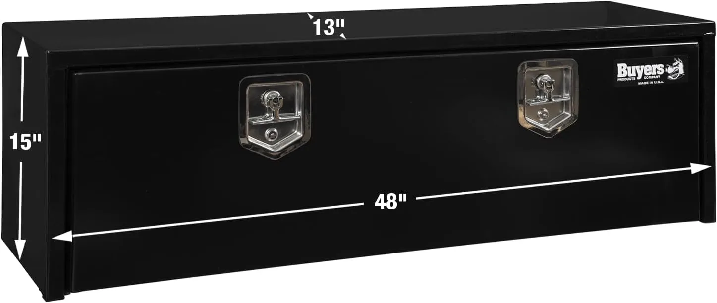 Buyers Products Black Steel Underbody Truck Tool Box