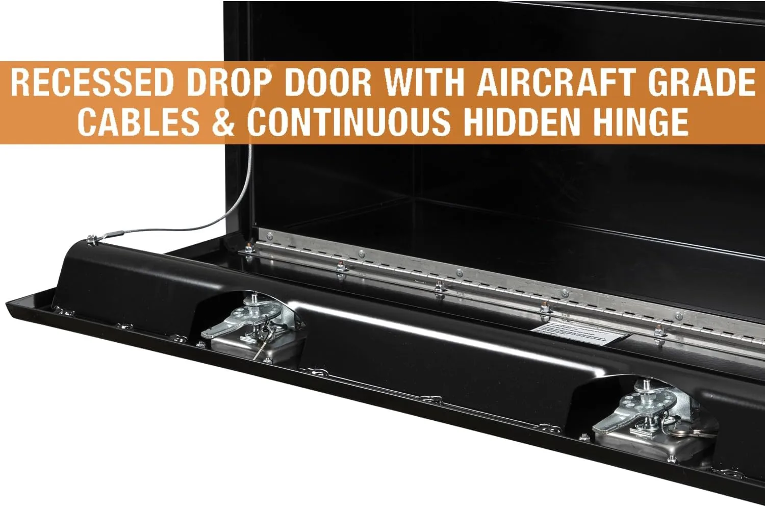 Buyers Products Black Steel Underbody Truck Tool Box