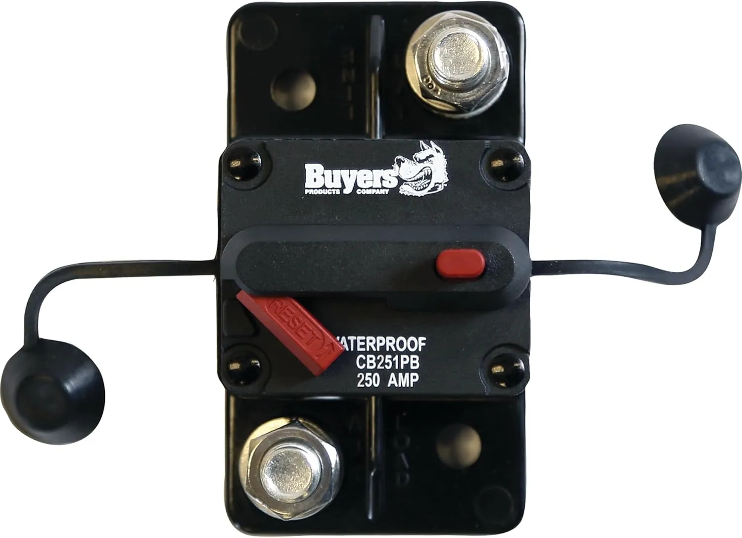 Buyers Products CB251PB 250 Amp Circuit Breaker with Manual Push-to-Trip Reset
