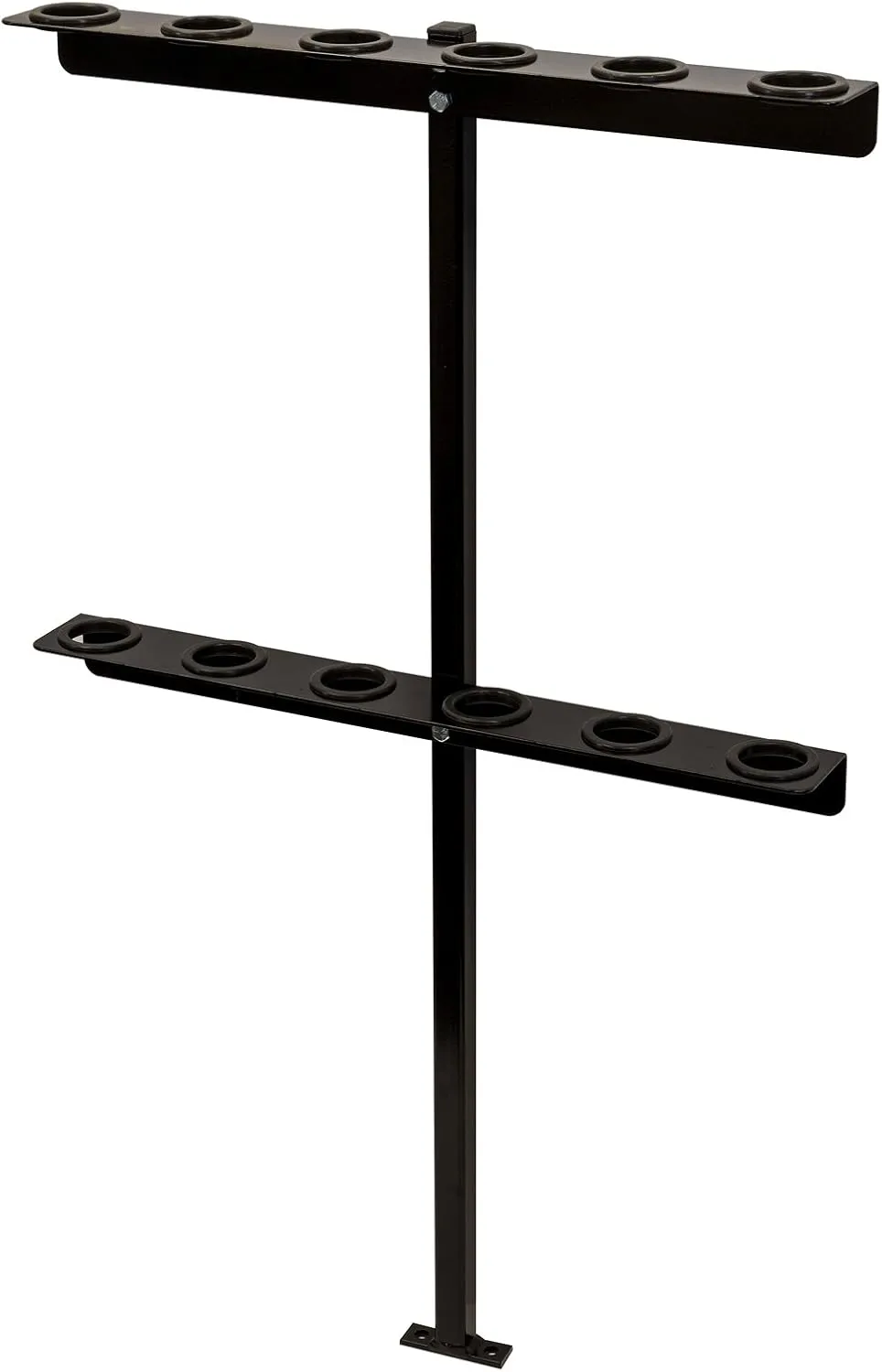 Buyers Products LT35 Vertical Hand Tool Rack for Open Landscaping Truck Trailers, 6 Tools, Made In The USA