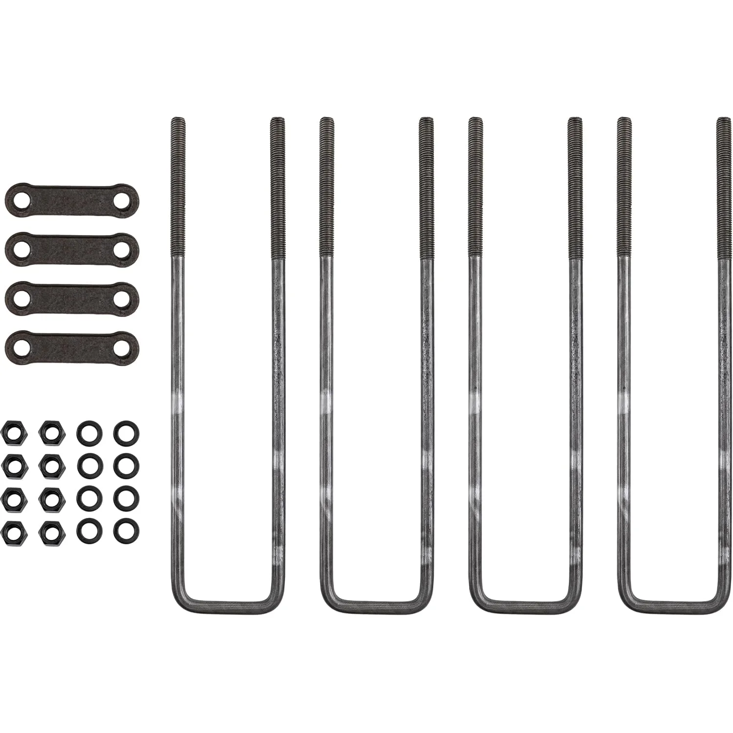 Buyers Products Square Bend U-Bolt Kit with Tie Bars