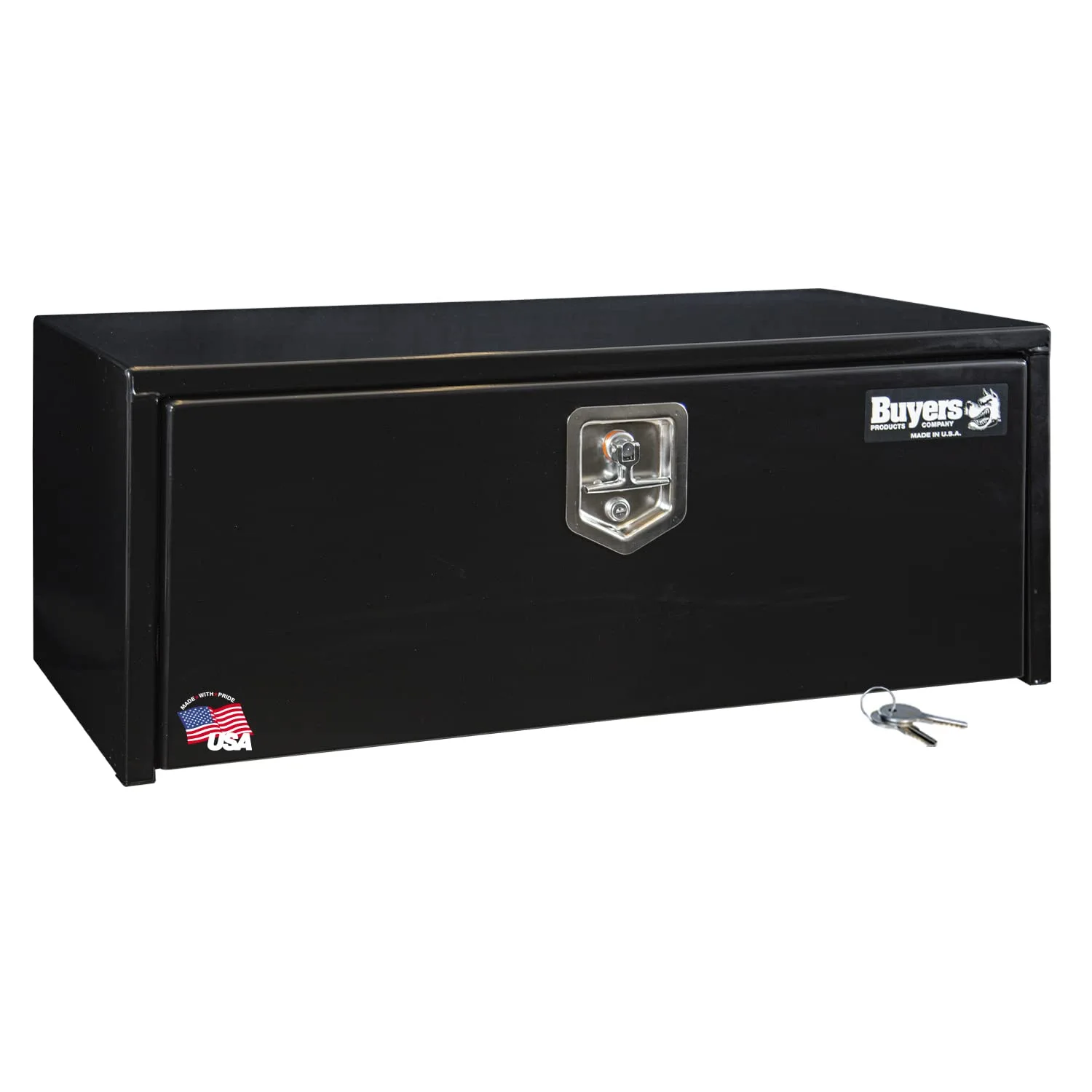 Buyers Products Black Steel Underbody Truck Tool Box