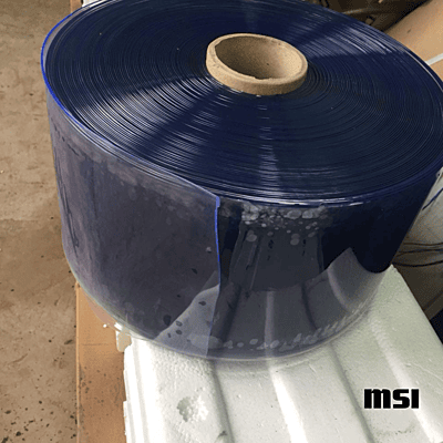 close look of Buzz lite Climate Control Pvc strip curtain 50 mtere roll