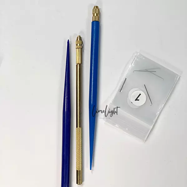Plastic ventilating pin holder