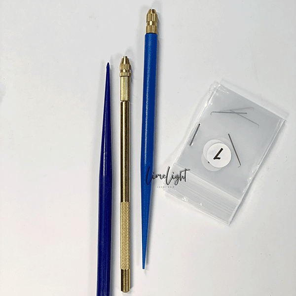 Plastic ventilating pin holder