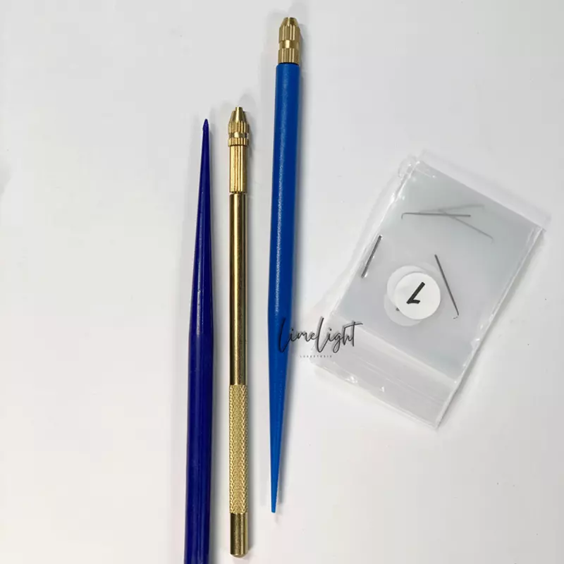 Plastic ventilating pin holder
