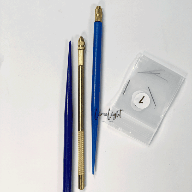 Plastic ventilating pin holder