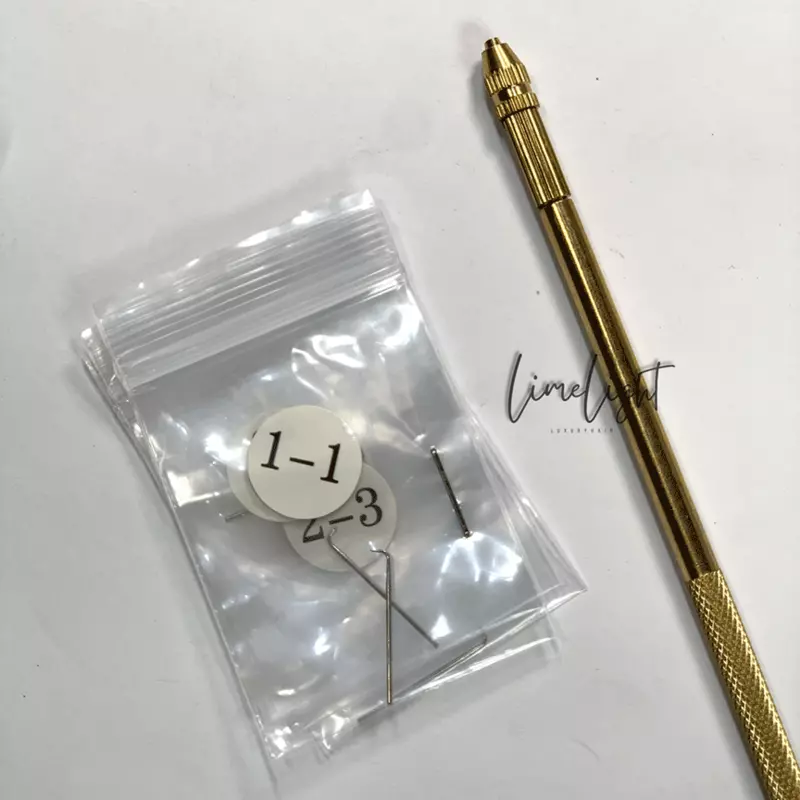 Brass ventilating pin holder