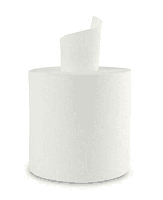 Center-Pull Roll Towels, 2-Ply, 10 x 7.6, White, 600/Roll, 6/Carton