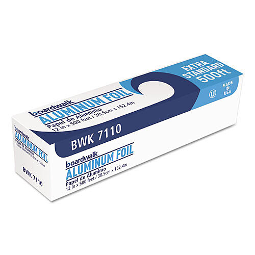 Standard Aluminum Foil Roll, 63 Gauge, 12" x 500 ft Standard Aluminum Foil Roll, 63 Gauge, 12" x 500 ft