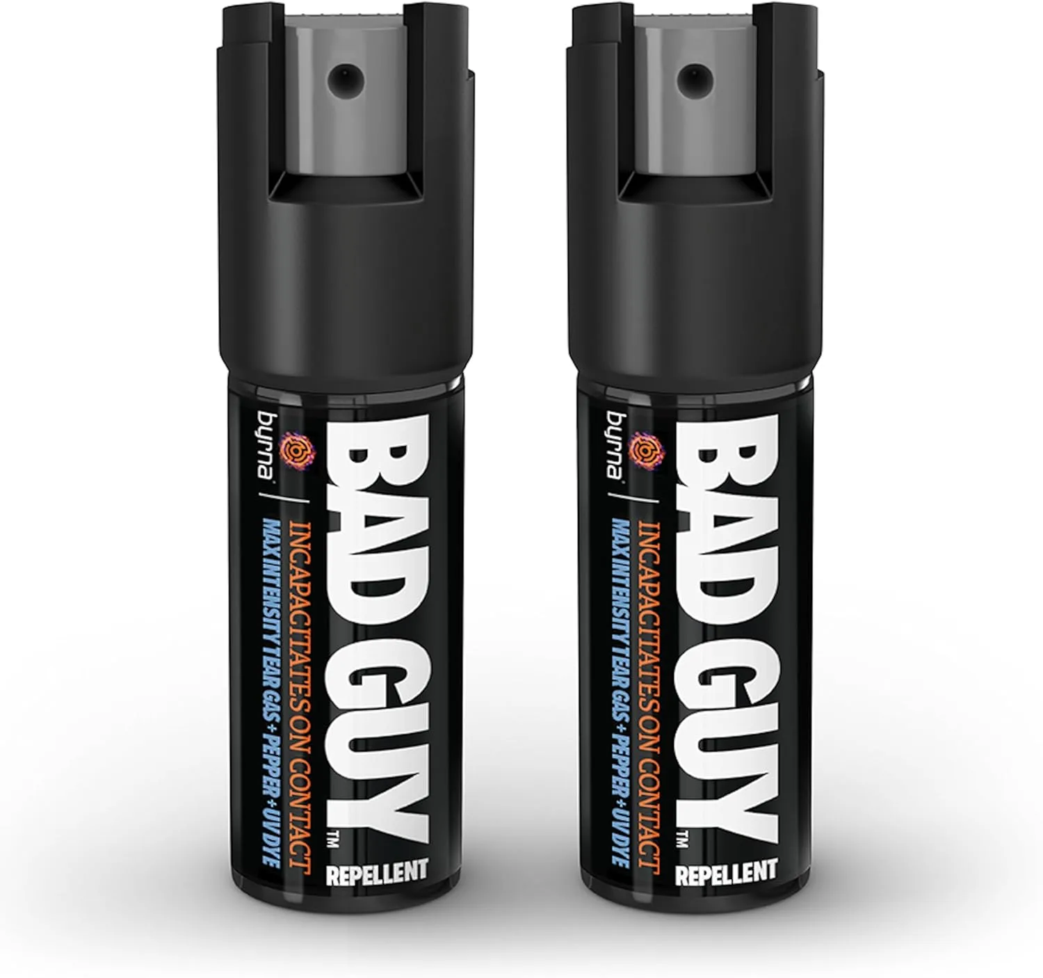 BYRNA BGR MAX Pepper Spray + Tear Gas | Attacker Tracker UV Dye | Military Strength Self-Defense Stream Spray